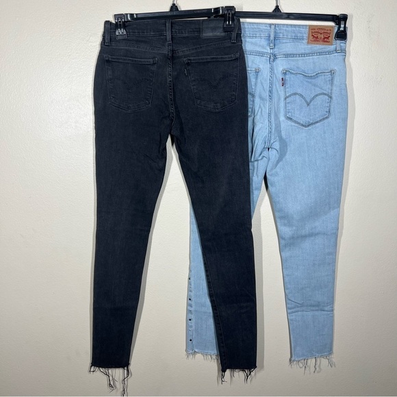 Levi’s Womens Lot of 2 Skinny High Rise Stretch Denim Jeans Size 28 - Picture 9 of 15